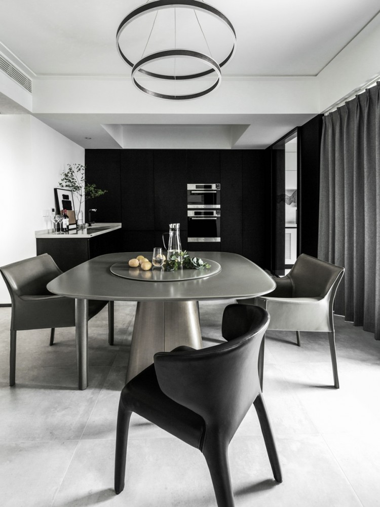 現(xiàn)代簡約風(fēng)格二居室餐廳裝修效果圖