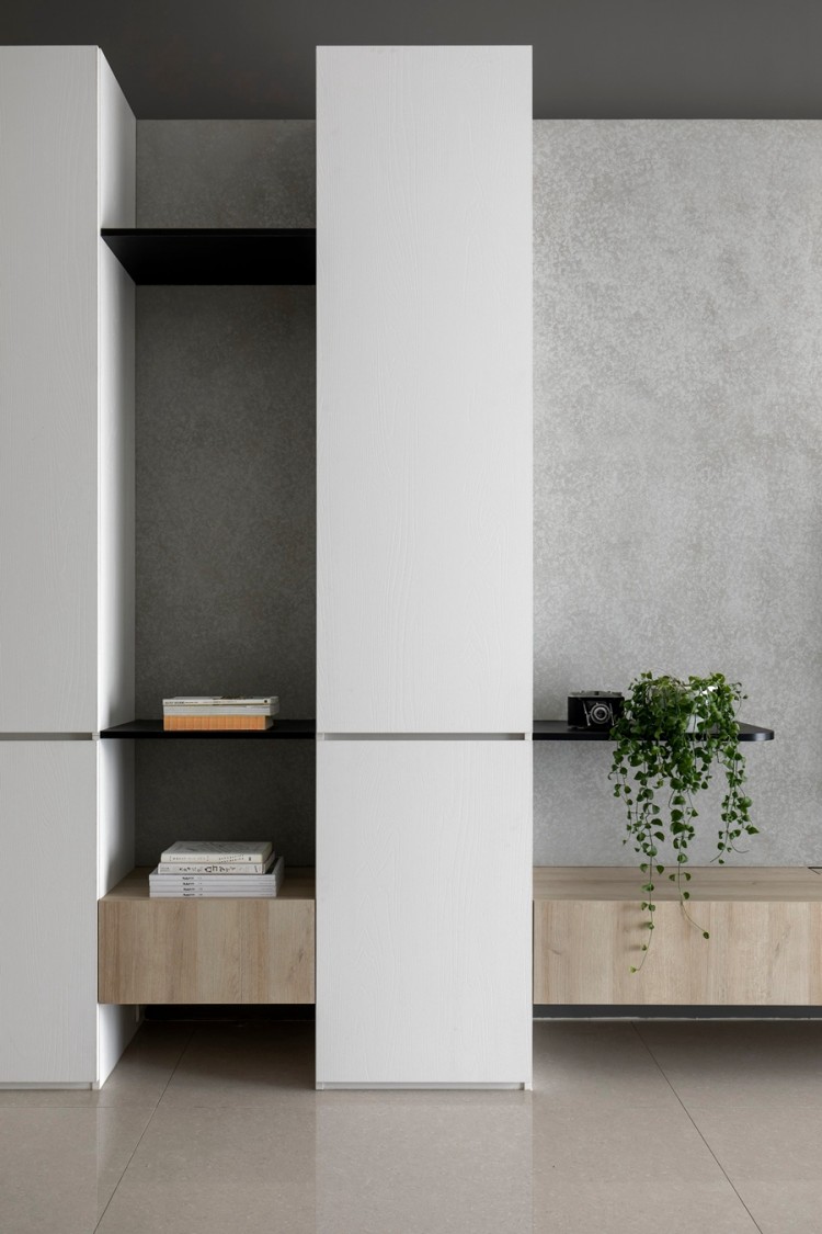 現(xiàn)代簡約風格二居室客廳裝修效果圖