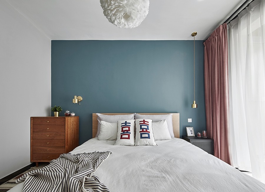 現(xiàn)代簡約風(fēng)格兩居室臥室裝修效果圖