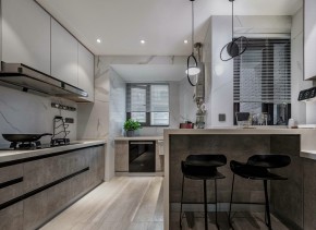 現(xiàn)代簡約風格廚房裝修效果圖