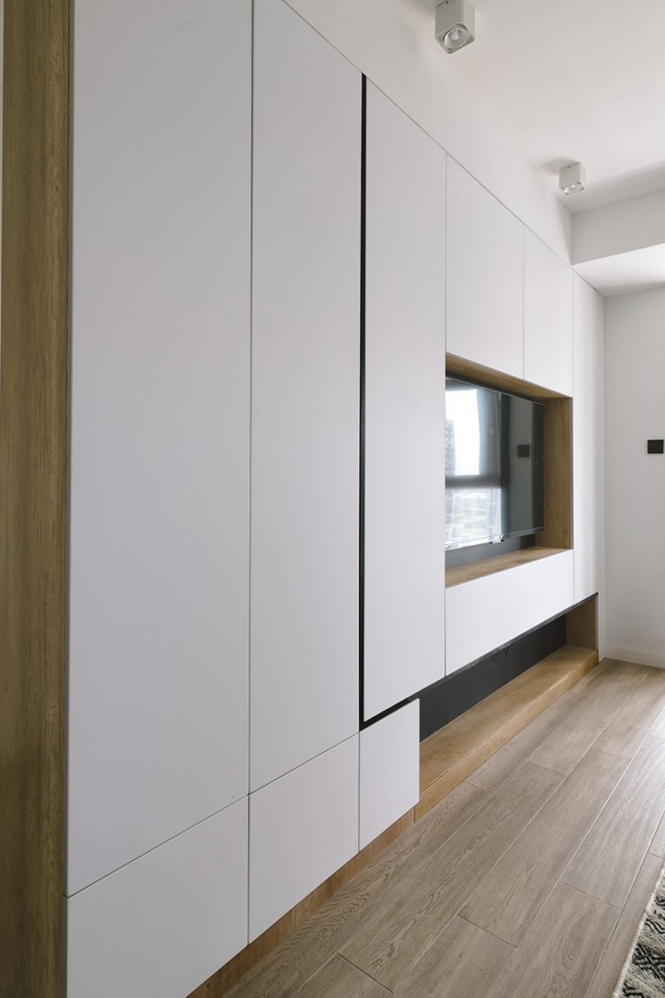 現(xiàn)代簡約風格三居室客廳裝修效果圖