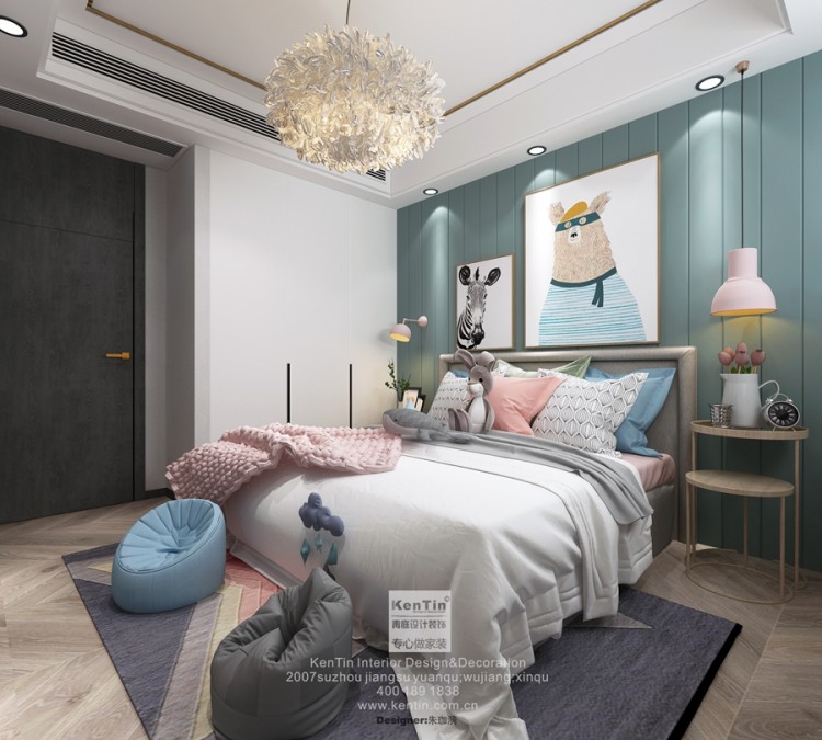 鉑悅鉑悅犀湖現(xiàn)代風(fēng)格別墅臥室裝修效果圖