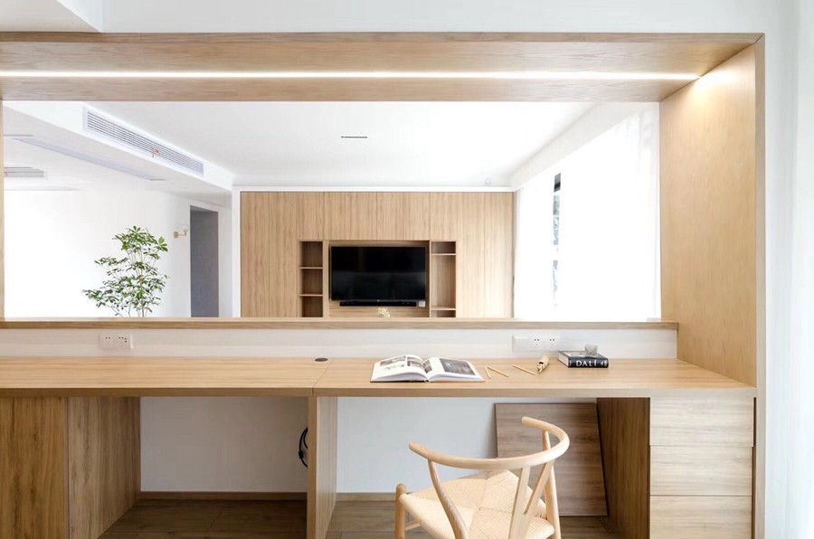 現(xiàn)代簡約風(fēng)格書房裝修實景案例