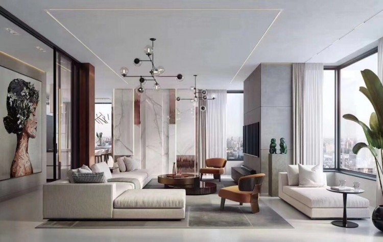 現(xiàn)代風(fēng)格三居室裝修實景案例