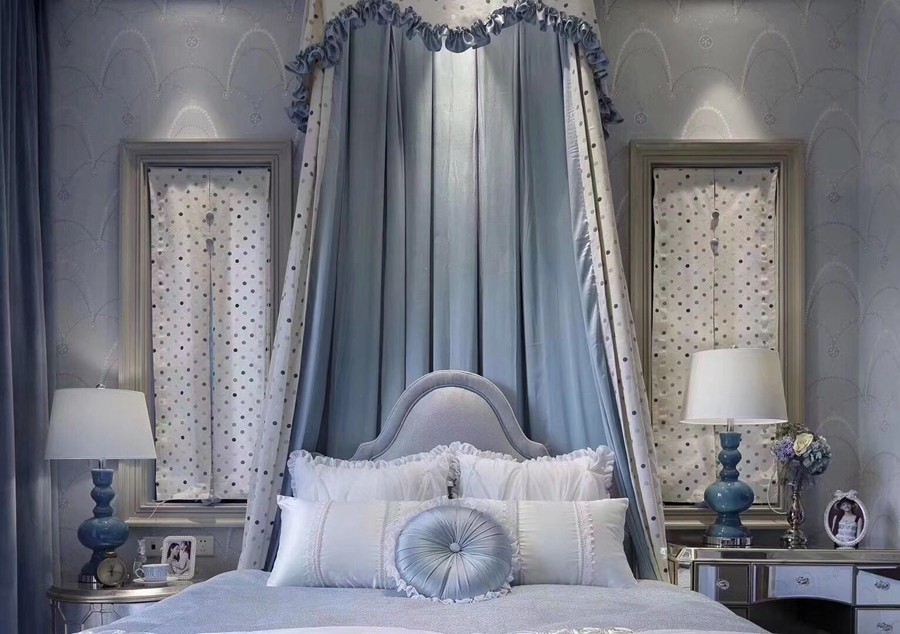 法式別墅臥室裝修實(shí)景案例