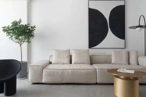 現(xiàn)代簡約風(fēng)格客廳裝修實(shí)景案例