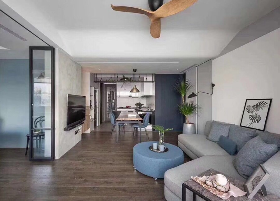 現(xiàn)代風(fēng)格客餐廳裝修實(shí)景案例