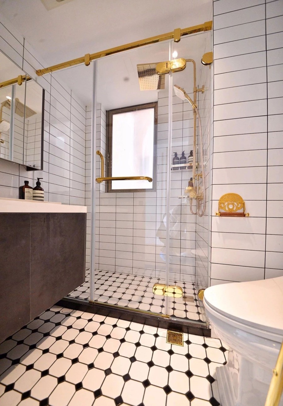 現(xiàn)代風格兩居室衛(wèi)生間效果圖