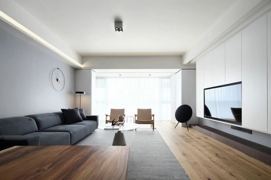 現(xiàn)代簡(jiǎn)約風(fēng)格兩居室客廳效果圖