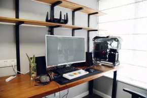 北歐風(fēng)格三居室書(shū)房裝修效果圖