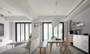 現(xiàn)代簡約風格三居室客廳裝修效果圖