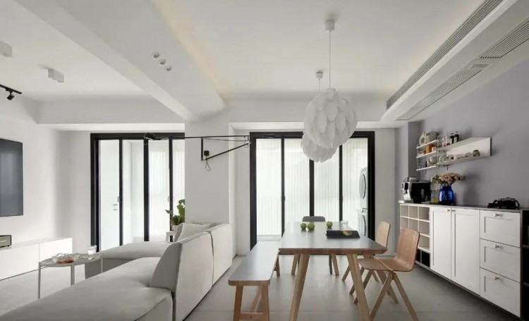 現(xiàn)代簡約風格三居室客廳裝修效果圖