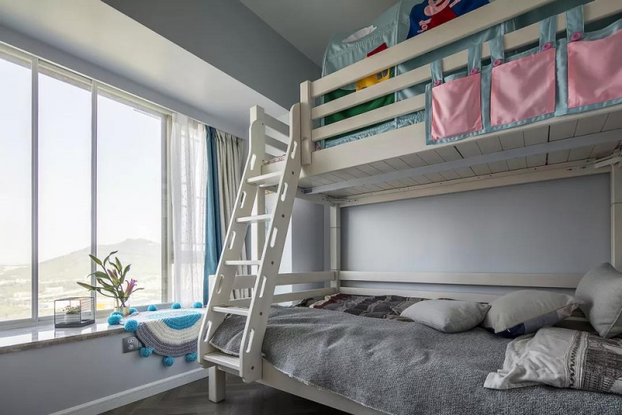 現(xiàn)代簡約風格四居室兒童房裝修效果圖