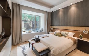 現(xiàn)代簡(jiǎn)約風(fēng)格疊墅臥室裝修效果圖