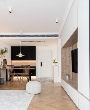 現(xiàn)代簡約風格三居室餐廳裝修效果圖