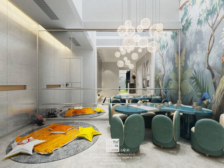 龍湖熙上現(xiàn)代簡(jiǎn)約風(fēng)格別墅裝修效果圖