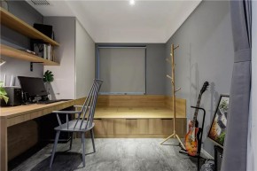 現(xiàn)代簡約風格三居室書房裝修效果圖