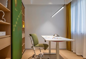 簡(jiǎn)約風(fēng)格大平層書(shū)房裝修效果圖