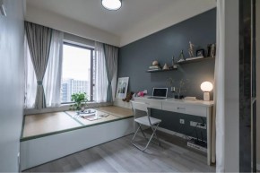 北歐風(fēng)格三居室書(shū)房裝修效果圖