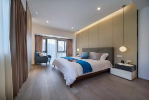 現(xiàn)代簡約風格兩居室臥室裝修效果圖