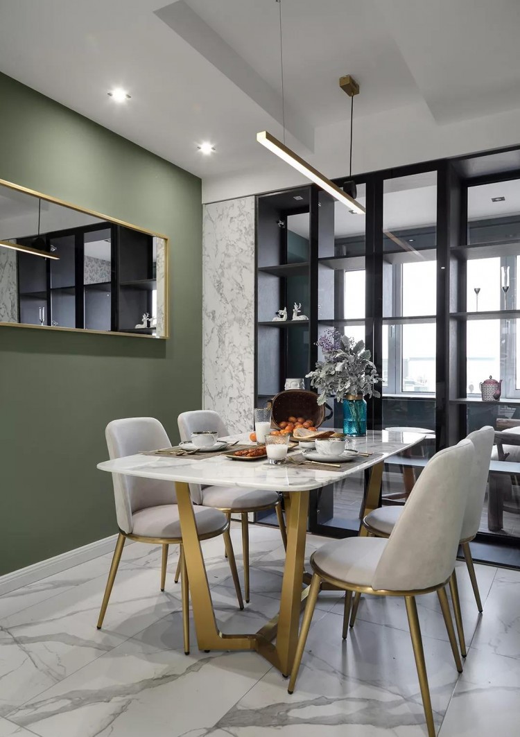 現(xiàn)代風格三居室餐廳裝修效果圖