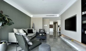 現(xiàn)代簡(jiǎn)約風(fēng)格四居室客廳裝修效果圖