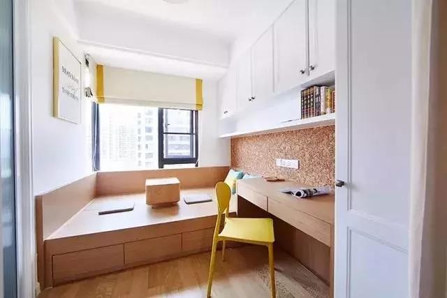 北歐風(fēng)格三居室書(shū)房裝修效果圖