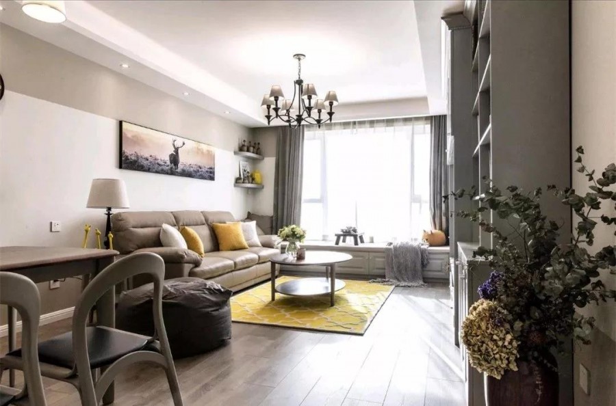 簡(jiǎn)約風(fēng)格兩居室客廳裝修效果圖