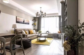 簡(jiǎn)約風(fēng)格兩居室客廳裝修效果圖