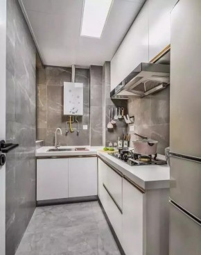 輕奢風(fēng)格三居室廚房裝修效果圖