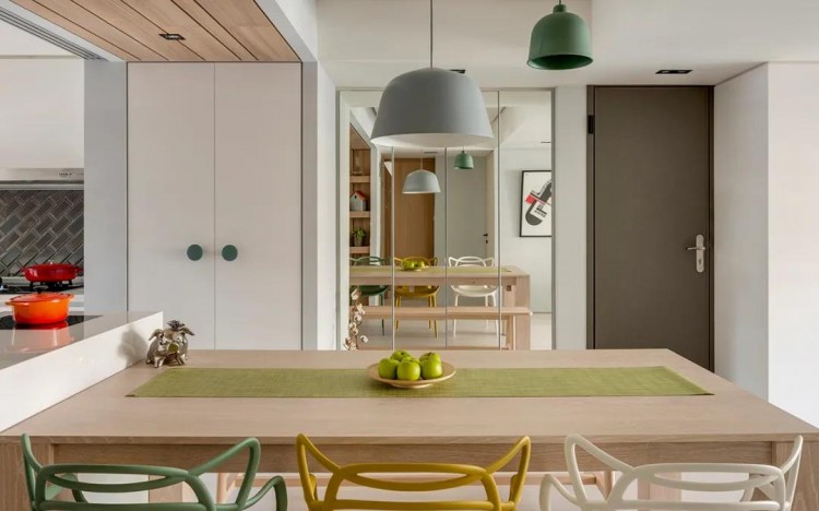 簡(jiǎn)約風(fēng)格三居室餐廳裝修效果圖