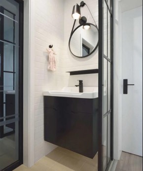 簡約風(fēng)格三居室衛(wèi)生間裝修效果圖