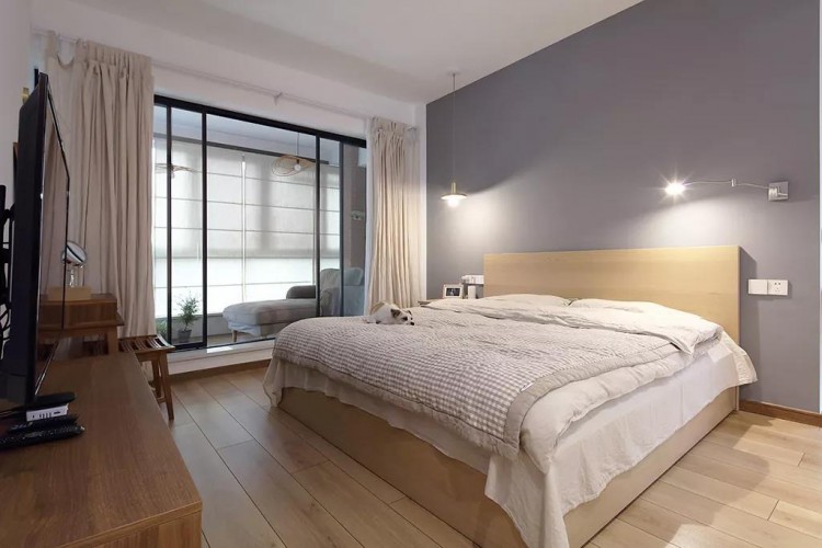 現(xiàn)代風格復式臥室裝修效果圖