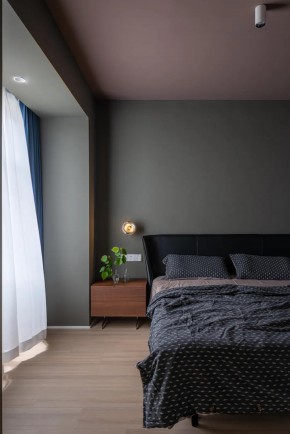 89㎡一家三口，素雅的軟裝臥室裝修效果圖