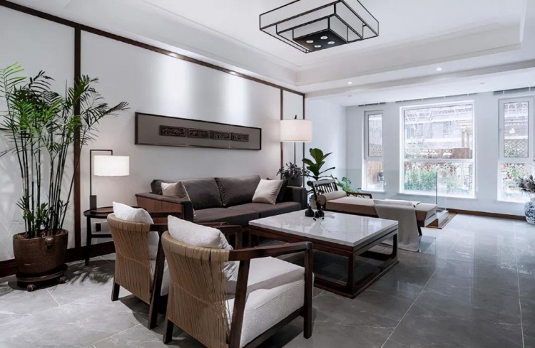 簡潔大氣的中式風(fēng)，隱藏的會客廳太棒了！