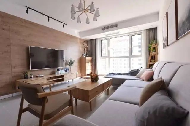 簡(jiǎn)約風(fēng)格三居室客廳裝修效果圖