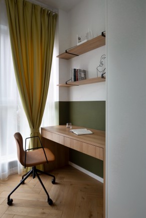 簡(jiǎn)約風(fēng)格三居室書(shū)房裝修效果圖