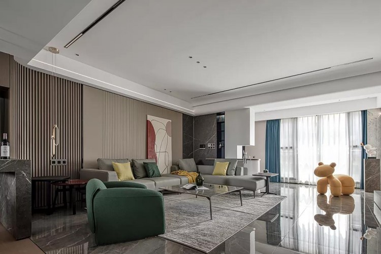 現(xiàn)代簡約風格四居室裝修效果圖