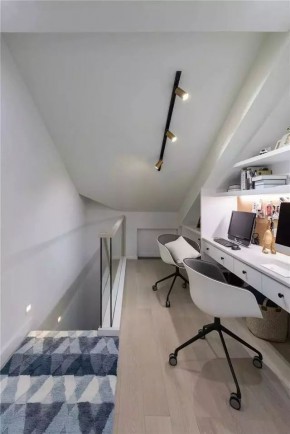 北歐風(fēng)格三居室書(shū)房裝修效果圖