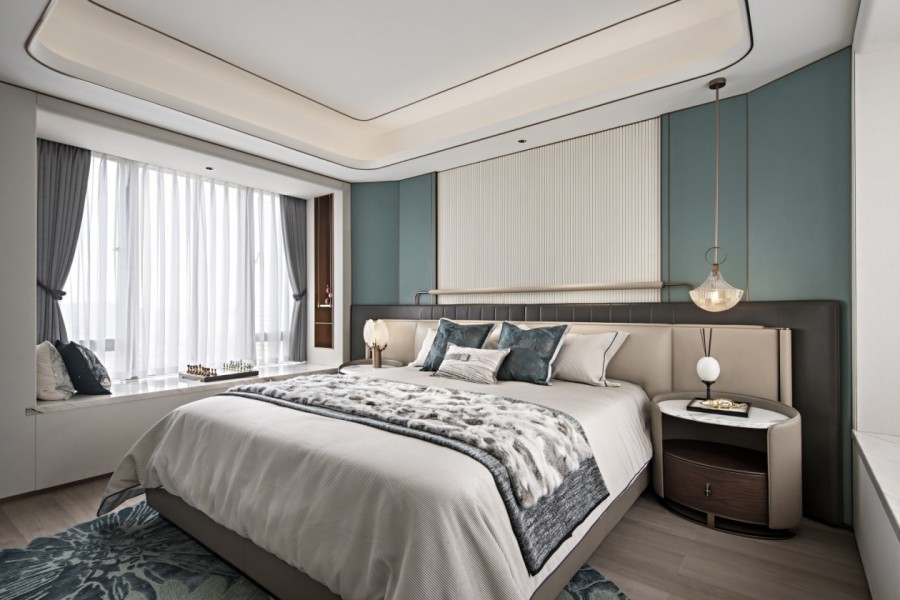 現(xiàn)代風格四居室臥室裝修效果圖