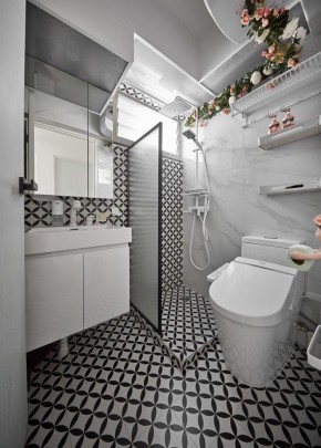 簡約風格三居室衛(wèi)生間裝修效果圖