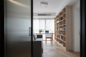 現(xiàn)代簡約風格三居室書房裝修效果圖