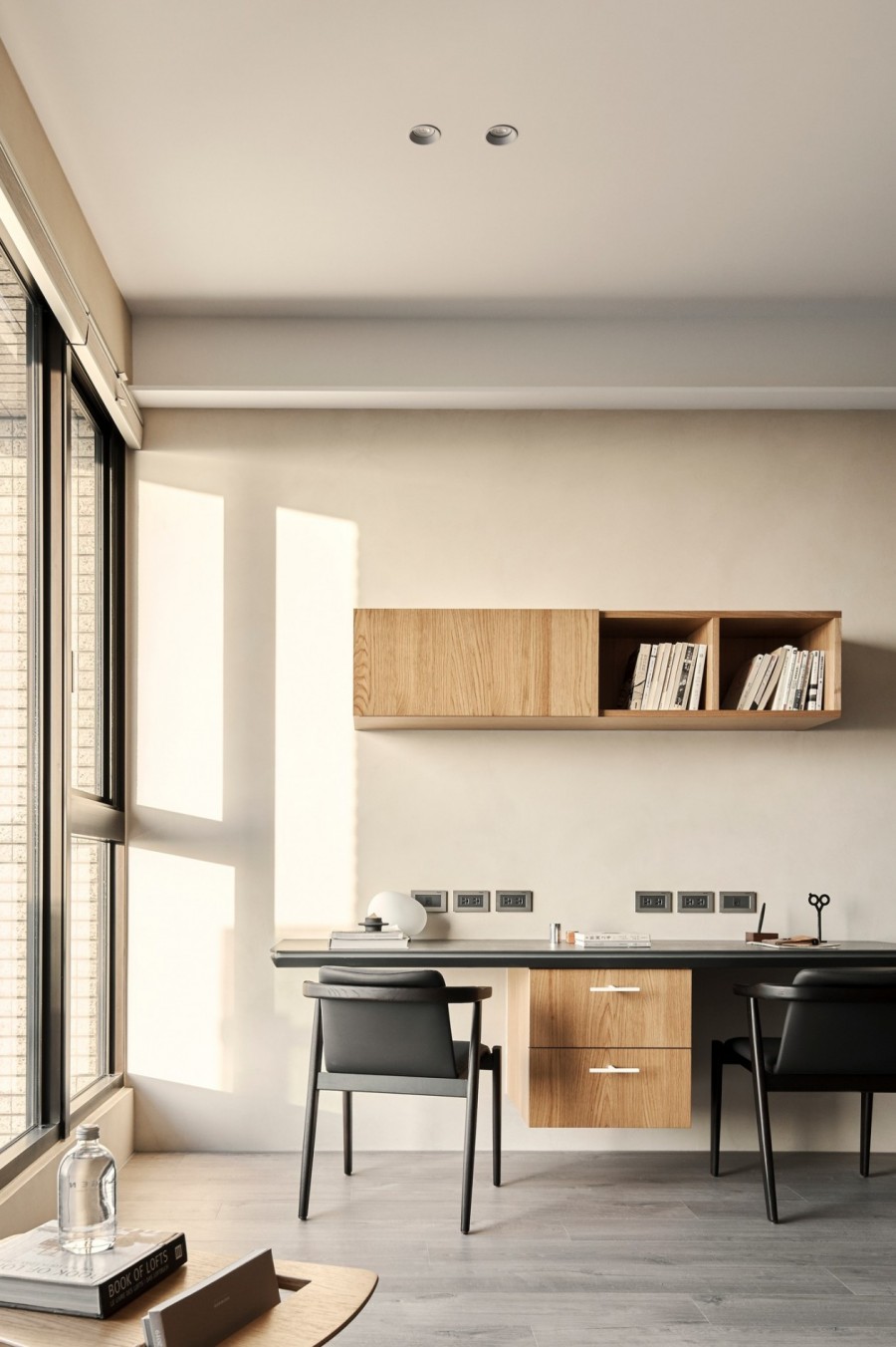 現(xiàn)代風(fēng)格三居室書(shū)房裝修效果圖