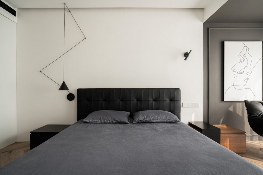 現(xiàn)代風格三居室臥室裝修效果圖