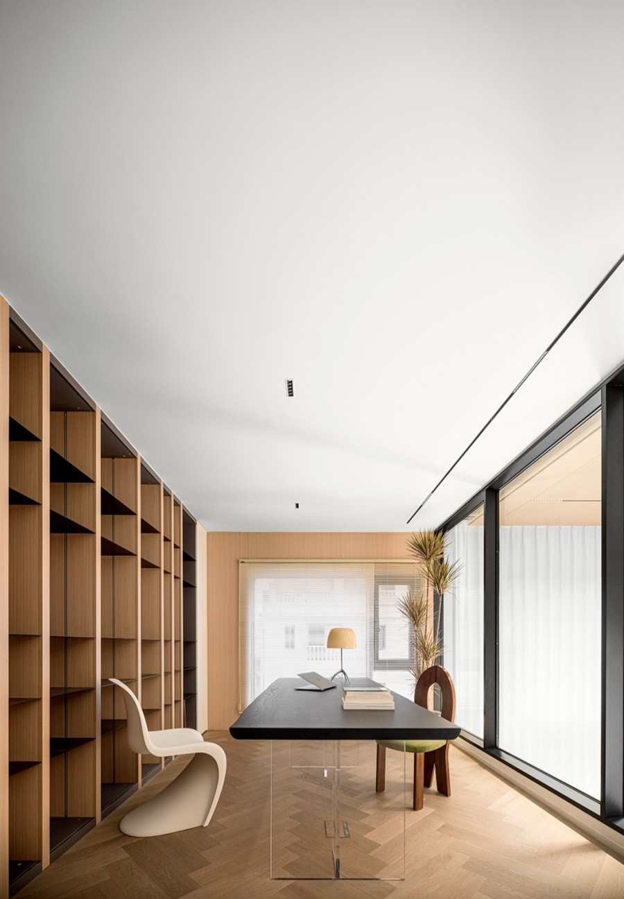 現(xiàn)代風(fēng)格別墅書(shū)房裝修效果圖