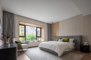 現(xiàn)代簡約風格三居室臥室裝修效果圖