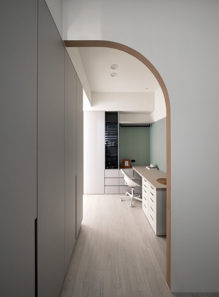 簡約風(fēng)格三居室書房裝修效果圖