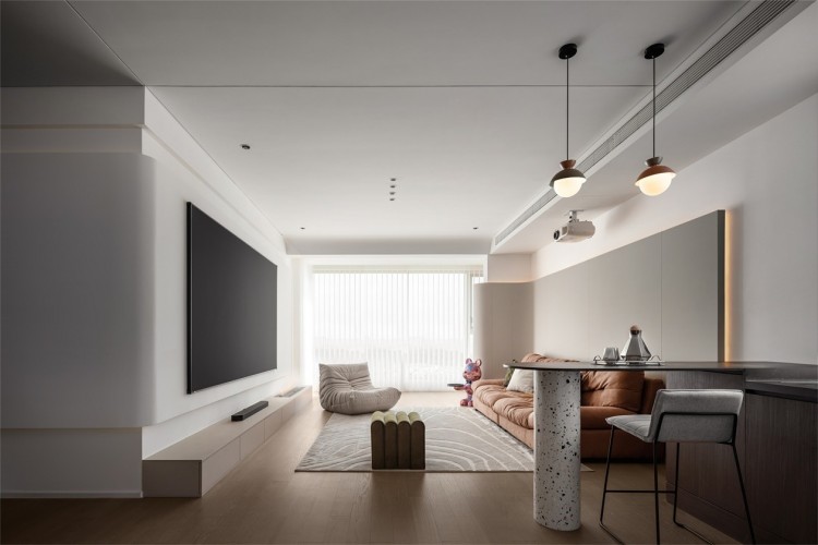 現(xiàn)代簡約風格三居室裝修效果圖