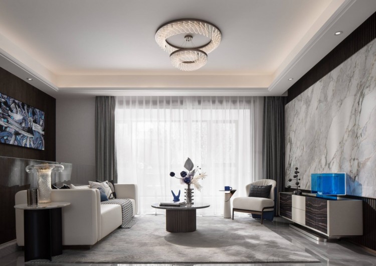 現(xiàn)代簡約風格三居室裝修效果圖