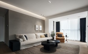 現(xiàn)代簡約風格三居室客廳裝修效果圖